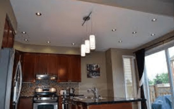 Potlights and Fixtures in the Kitchen